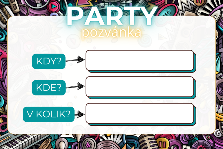 party pozvánka