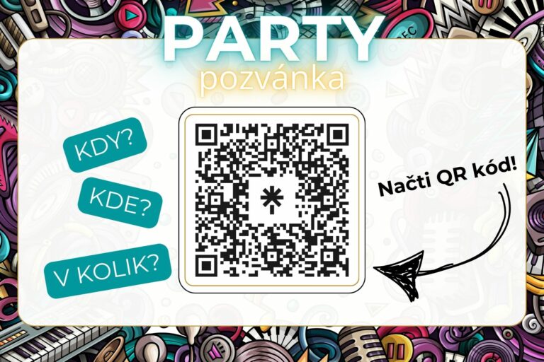 vyplněná party pozvánka