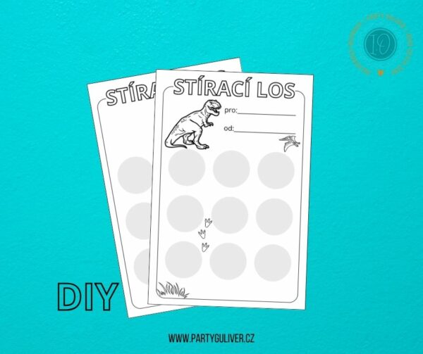 diy stírací los